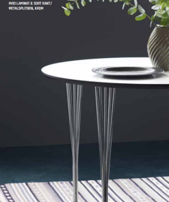 symphony dining table with metal legs